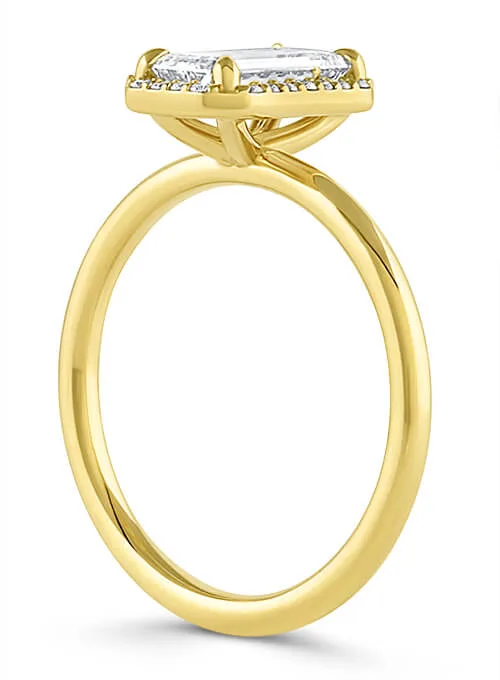 Gold and Diamond Double Butterfly Ring from Retouching Cloud