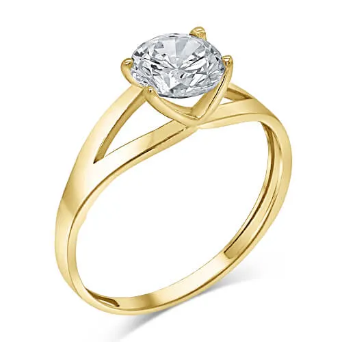 Hidden Halo Design Diamond Engagement Ring by Retouching Cloud