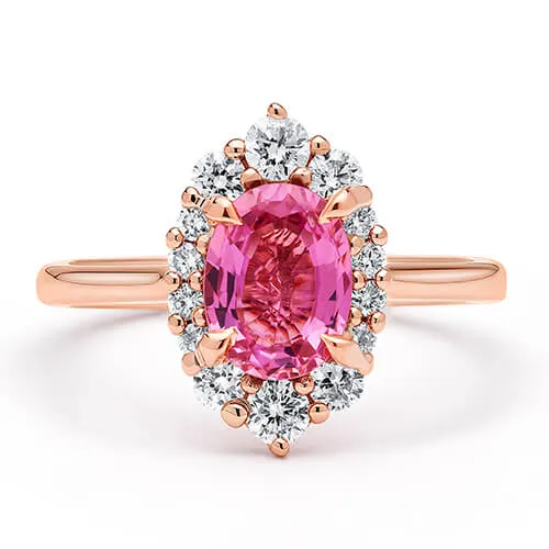 Pink Sapphire Jewelry Photo Edit by Retouching Cloud
